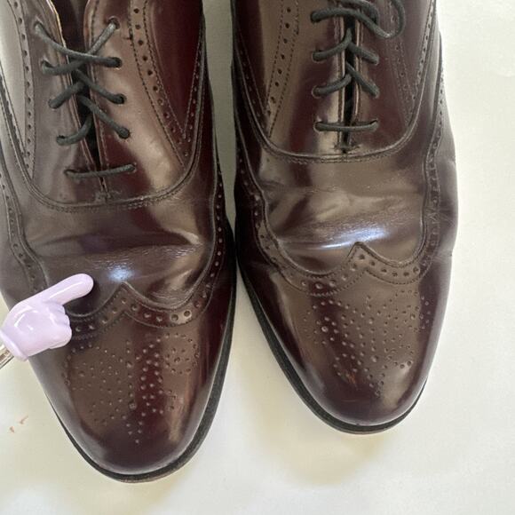 Johnston And Murphy Aristocraft Mens Dress Shoe Size 8.5D Reddish Brownish - Picture 9 of 12